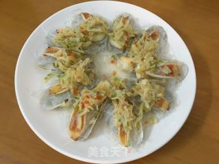 干贝丝蒸小象拔蚌的做法步骤：12