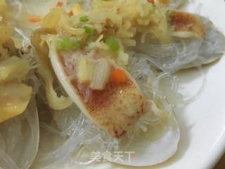 干贝丝蒸小象拔蚌的做法步骤：13
