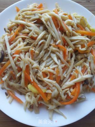 清炒杏鲍菇的做法步骤：5
