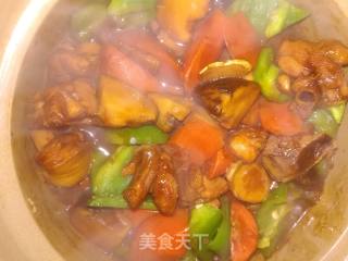 蚝油杂蔬鸡肉煲的做法步骤：11