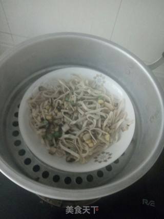杂蔬蒸面的做法步骤：6