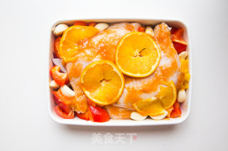 香橙烤鸡腿的做法步骤：4