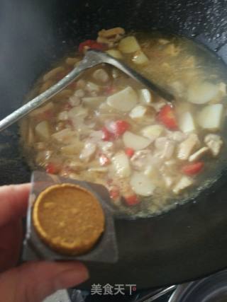 咖喱土豆鸡肉饭的做法步骤：5