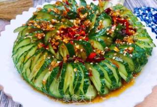 #吉祥年夜菜#青龙送福~蓑衣黄瓜的做法步骤：15