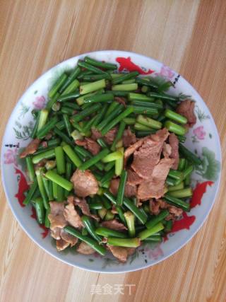 肉炒蒜苔的做法步骤：6
