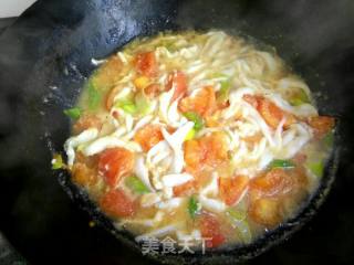 #妈妈的味道#西红柿烧银鱼的做法步骤：8