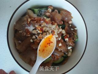醋拌黄瓜蜇头的做法步骤：6