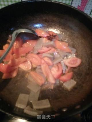 西红柿金针菇粉丝鸡蛋汤的做法步骤：11