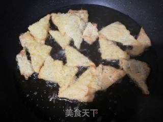 油麦菜烩腐皮的做法步骤：6
