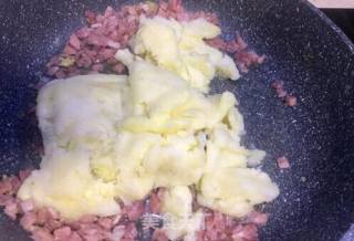 不用蒸不用捣的黑椒培根土豆泥的做法步骤：7