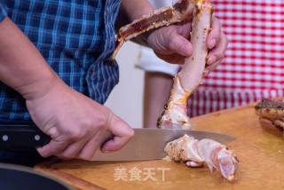 詹姆士版香辣帝王蟹的做法步骤：2