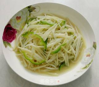 青椒土豆丝的做法步骤：8
