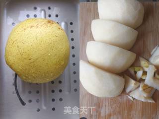 冰糖雪梨饮的做法步骤：1