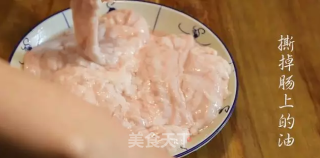 潮汕猪肠糯米的做法步骤：2