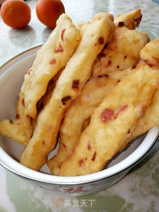 火腿油条的做法步骤：7