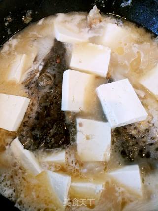 三文鱼头炖豆腐的做法步骤：4
