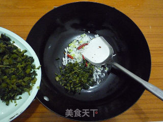 雪菜烧豆腐的做法步骤：5