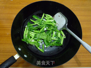 牛肉炒菜心的做法步骤：8