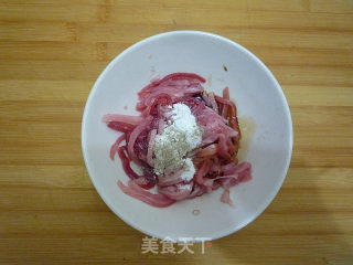 空心菜炒肉丝的做法步骤：3