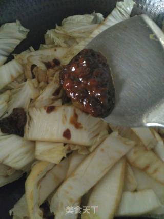 白菜炒肉的做法步骤：5