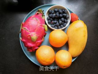 果盘:红红火火的做法步骤：1