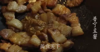 潮音潮人：普宁豆酱炒五花肉的做法步骤：4