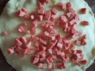 火腿葱油饼的做法步骤：7