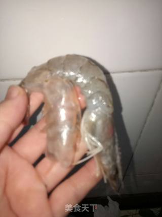 山药芝士焗虾的做法步骤：1