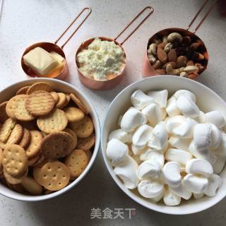 原味雪花酥的做法步骤：1