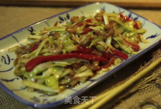 韭黄炒虾仁的做法步骤：9