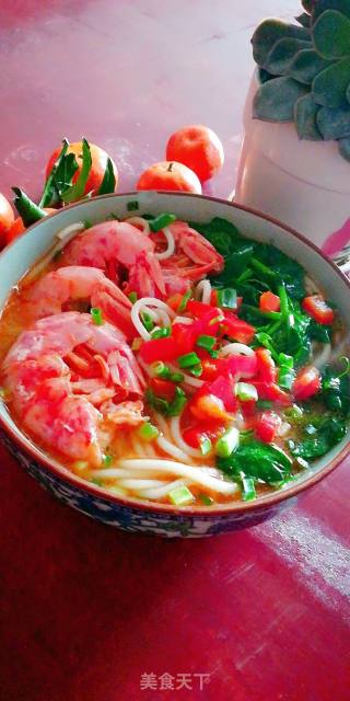 豆苗大虾米粉的做法步骤：8
