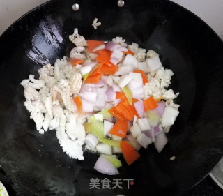 香甜什锦鱿鱼的做法步骤：8