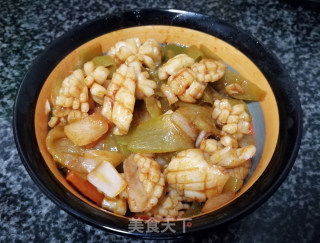 香甜什锦鱿鱼的做法步骤：12