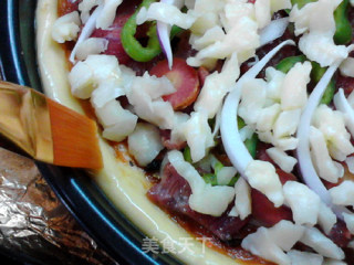 黑椒牛肉披萨的做法步骤：19