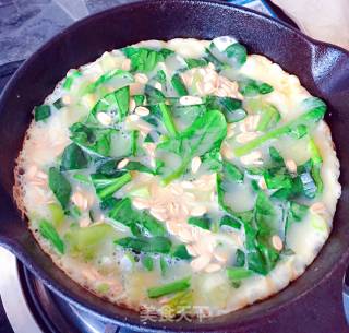 菠菜燕麦早餐饼的做法步骤：4