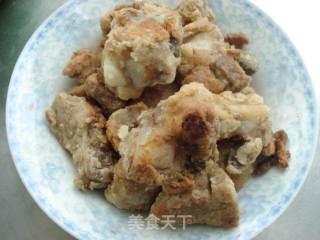 菠萝咕咾排骨的做法步骤：5