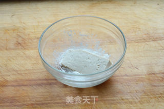 锅塌鸡汁豆腐的做法步骤：3