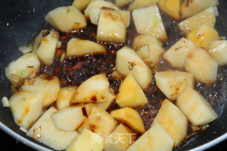 儿时的情感菜——荠菜炖土豆的做法步骤：6