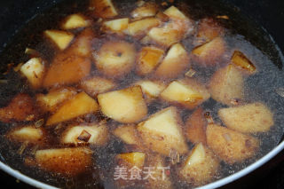 儿时的情感菜——荠菜炖土豆的做法步骤：7
