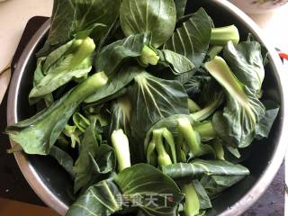 青菜香菇包的做法步骤：1