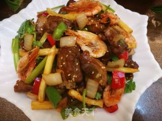 排骨虾～酥鲜味美，营养丰富!的做法步骤：12