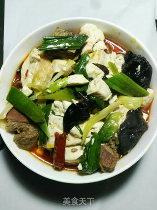 牛腩煮豆腐的做法步骤：9