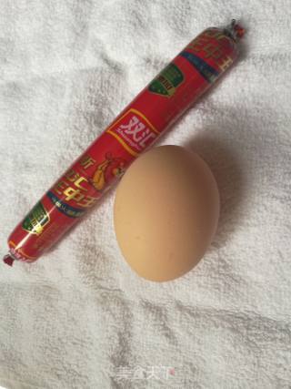 爱心火腿鸡蛋的做法步骤：1