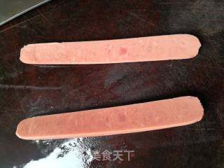 爱心火腿鸡蛋的做法步骤：3