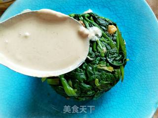 酱汁菠菜的做法步骤：9