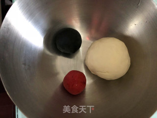 叮当猫豆沙麻薯包的做法步骤：5