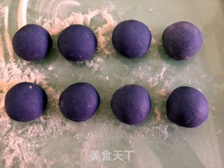 叮当猫豆沙麻薯包的做法步骤：7