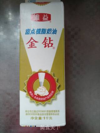黄桃奶油蛋糕卷的做法步骤：1