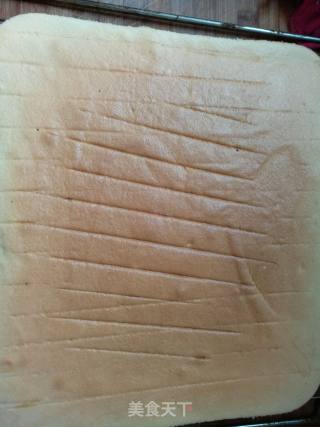 黄桃奶油蛋糕卷的做法步骤：20