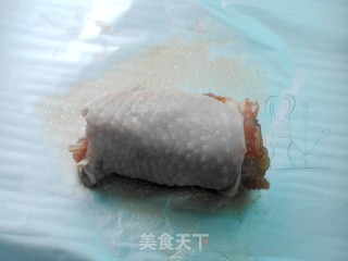 叉烧鸡腿卷的做法步骤：6